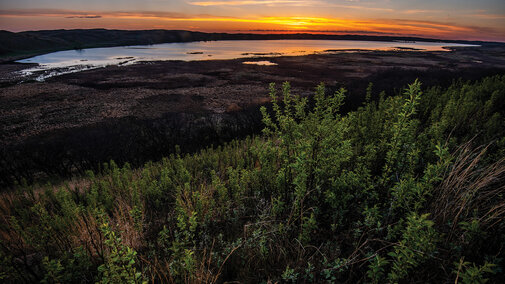 Sunrise at Cottonwood-Steverson Wildlife Management Area, Cherry County.